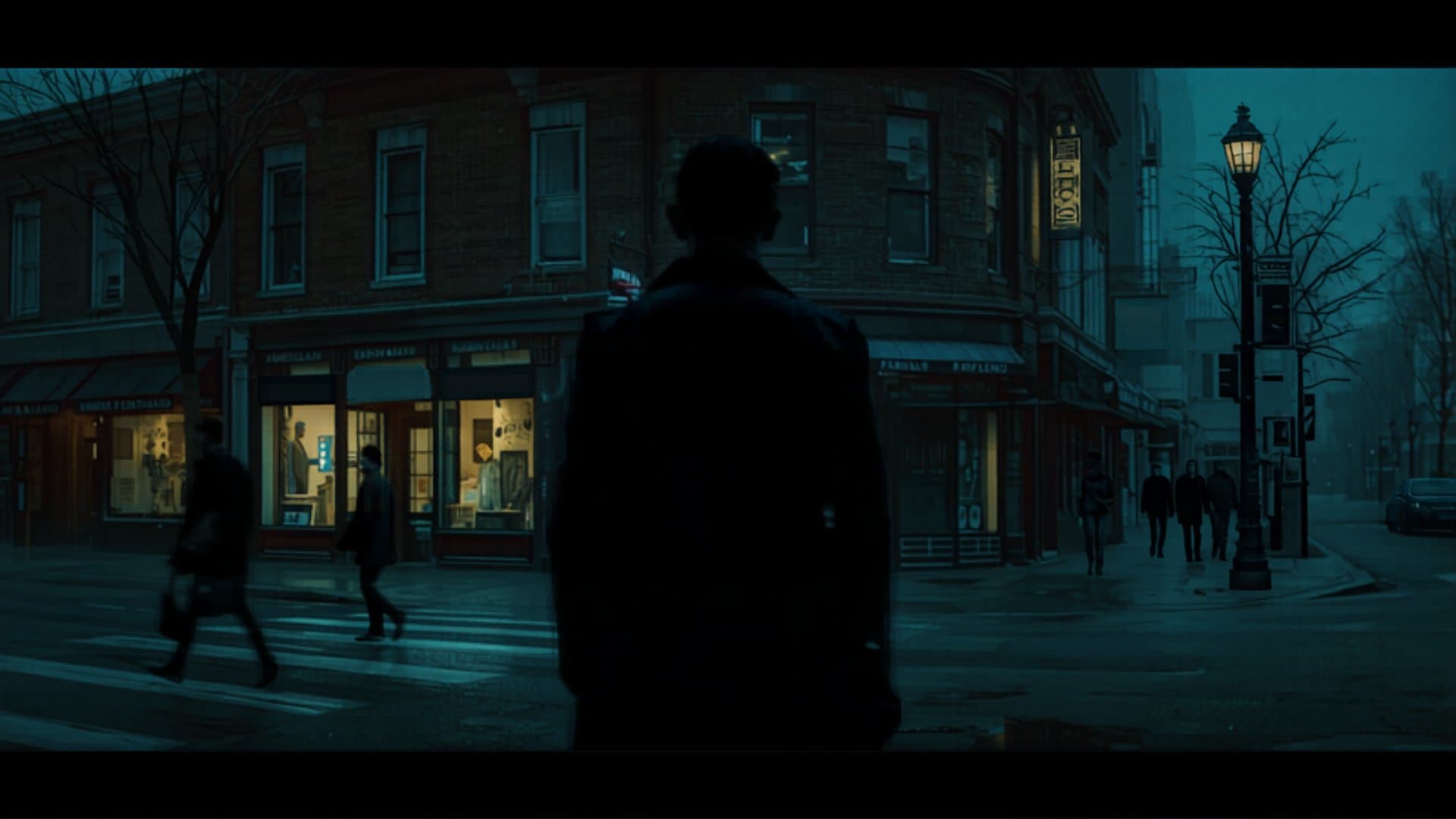 Portland Oregon neighborhood storefronts at dusk, representing Google local SEO services